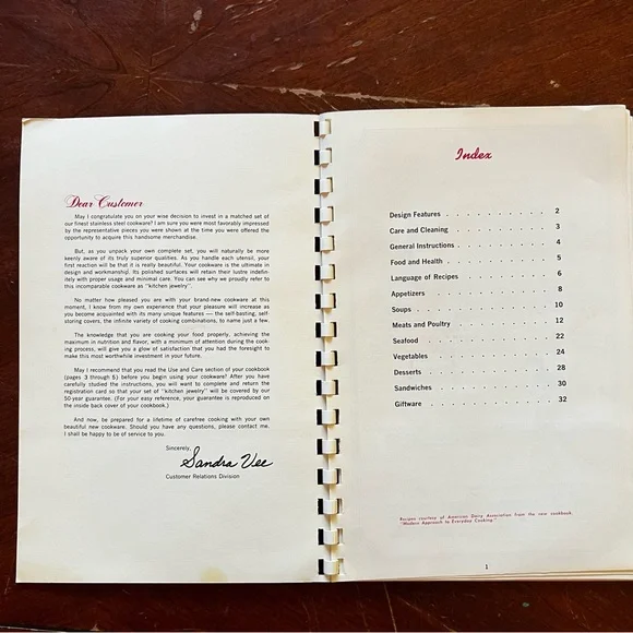 3 for $15: VINTAGE Vollrath Stainless Steel Cookware owners manual and cookbook - Picture 3 of 4